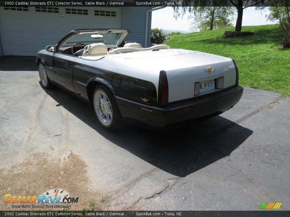 2002 Cadillac Eldorado ETC Collector Series Sable Black / Oatmeal Photo #8
