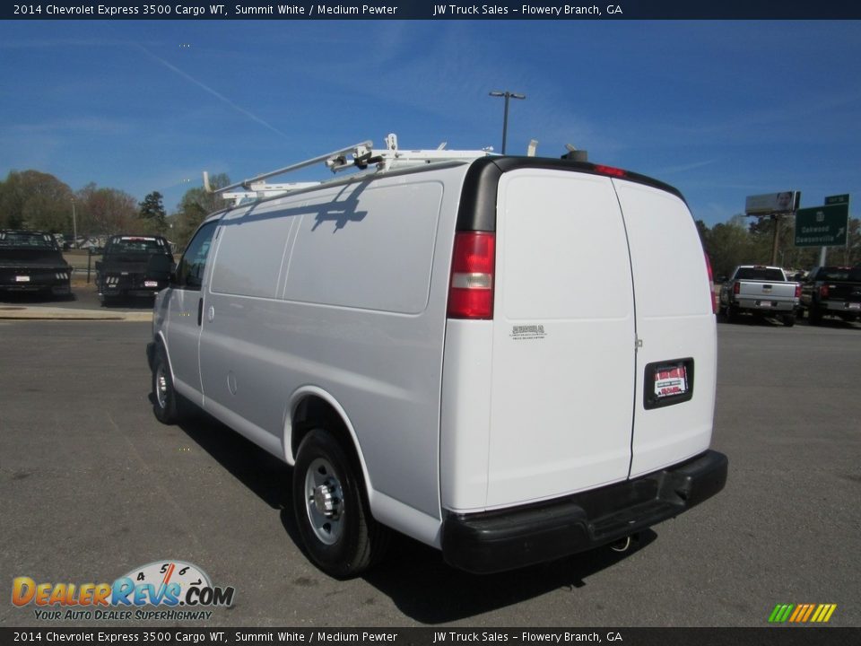 2014 Chevrolet Express 3500 Cargo WT Summit White / Medium Pewter Photo #3