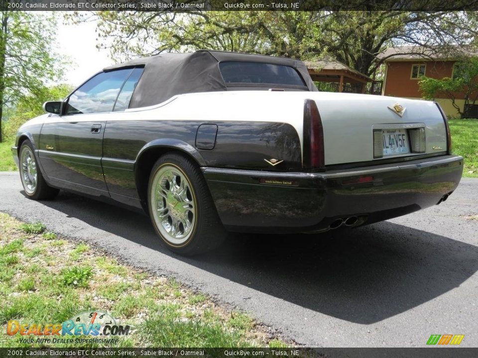 2002 Cadillac Eldorado ETC Collector Series Sable Black / Oatmeal Photo #9