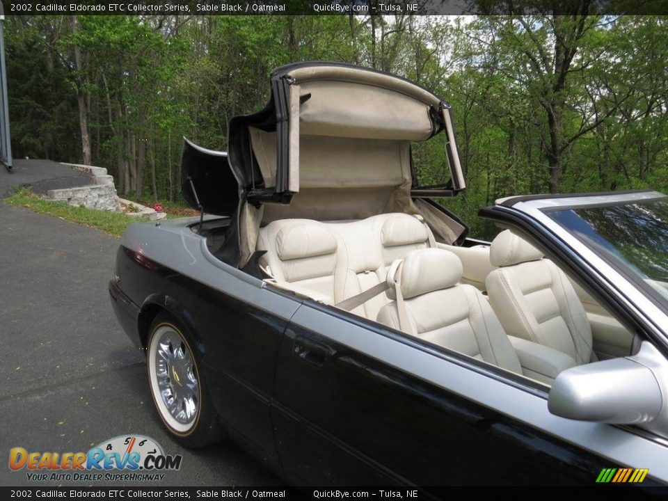 2002 Cadillac Eldorado ETC Collector Series Sable Black / Oatmeal Photo #12