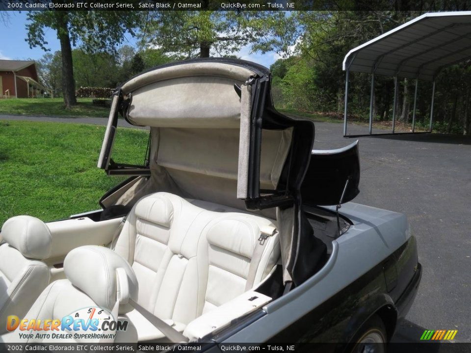 2002 Cadillac Eldorado ETC Collector Series Sable Black / Oatmeal Photo #14