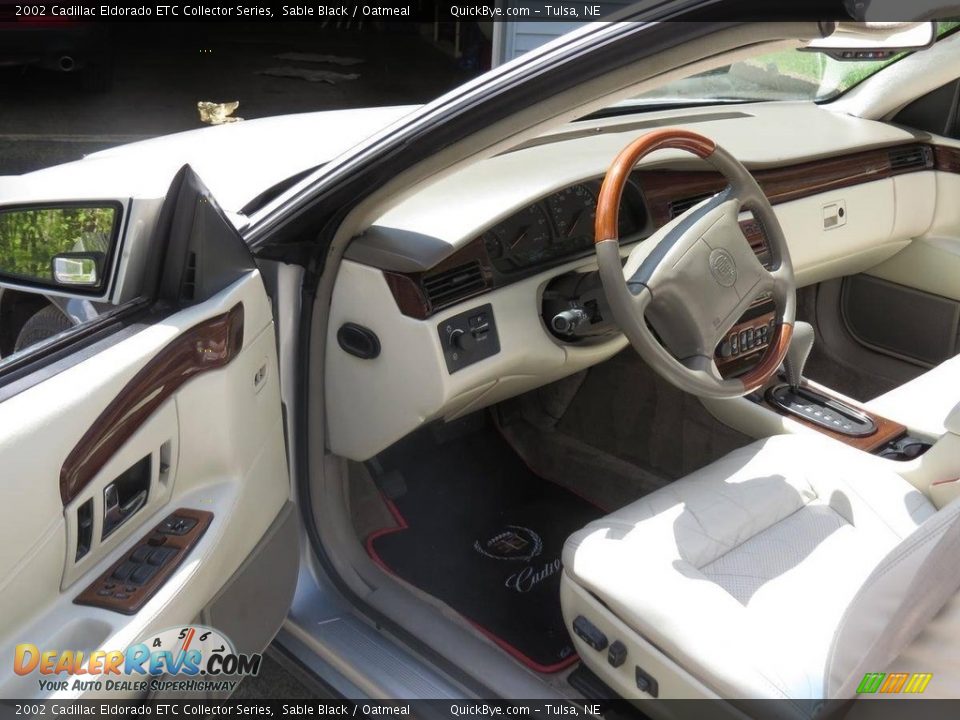 2002 Cadillac Eldorado ETC Collector Series Sable Black / Oatmeal Photo #15