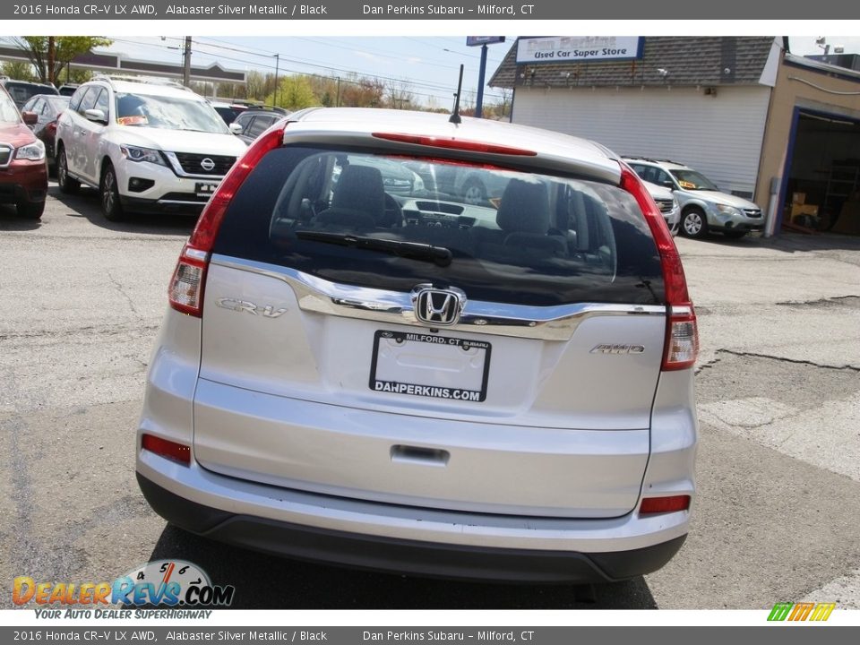 2016 Honda CR-V LX AWD Alabaster Silver Metallic / Black Photo #6