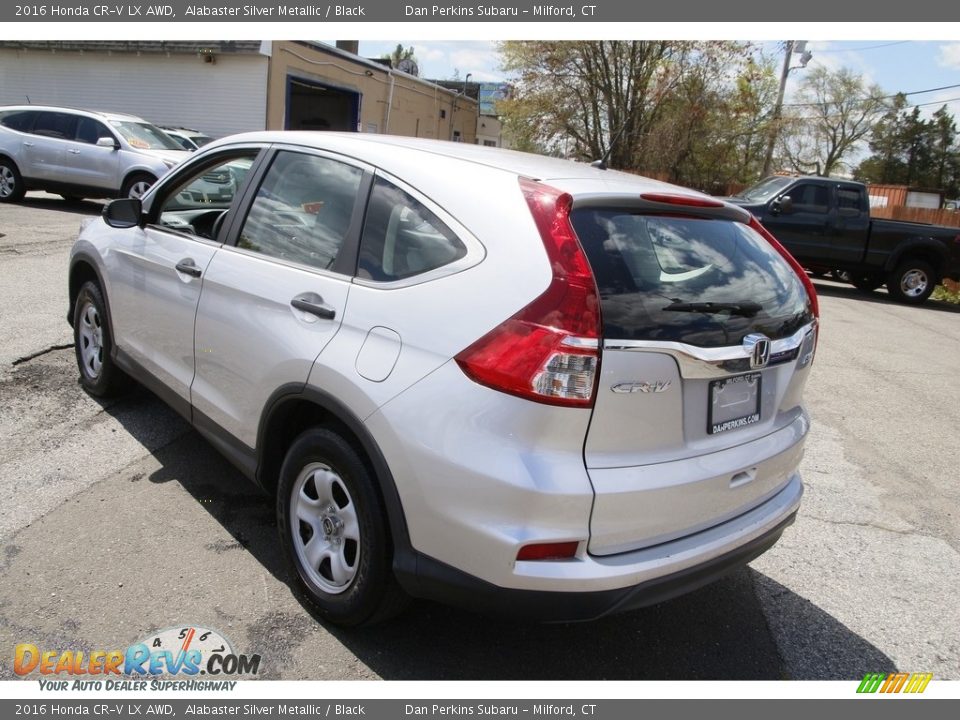 2016 Honda CR-V LX AWD Alabaster Silver Metallic / Black Photo #7