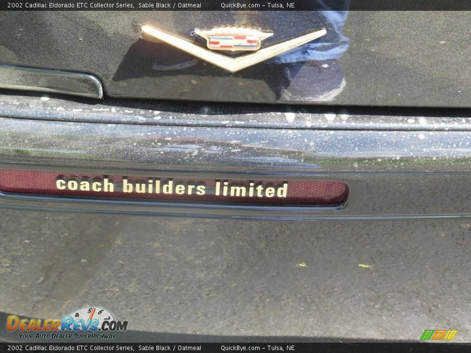 2002 Cadillac Eldorado ETC Collector Series Sable Black / Oatmeal Photo #22