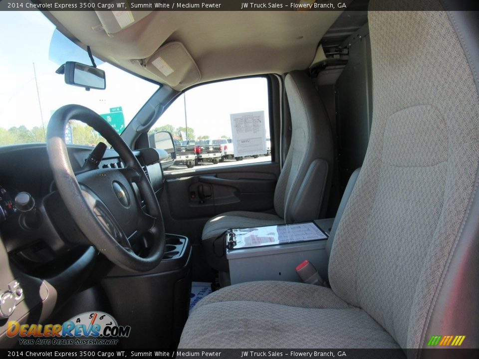 Front Seat of 2014 Chevrolet Express 3500 Cargo WT Photo #22