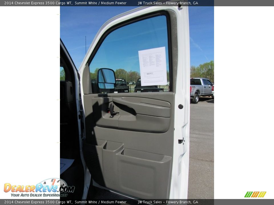 2014 Chevrolet Express 3500 Cargo WT Summit White / Medium Pewter Photo #28