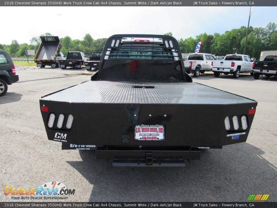 2018 Chevrolet Silverado 3500HD Work Truck Crew Cab 4x4 Chassis Summit White / Dark Ash/Jet Black Photo #2