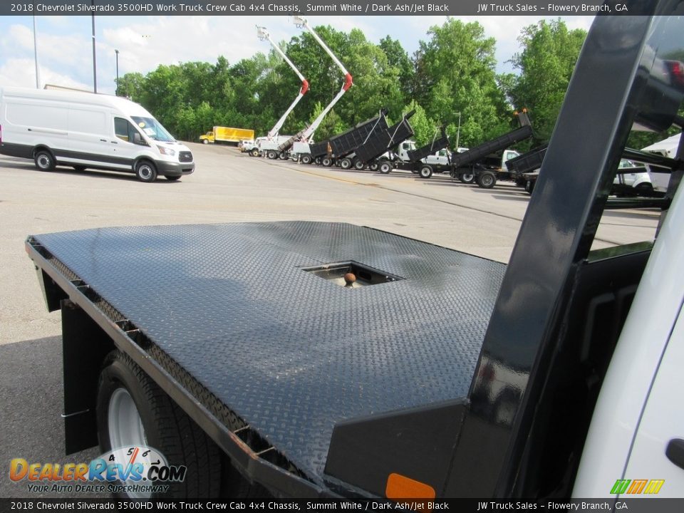 2018 Chevrolet Silverado 3500HD Work Truck Crew Cab 4x4 Chassis Summit White / Dark Ash/Jet Black Photo #7