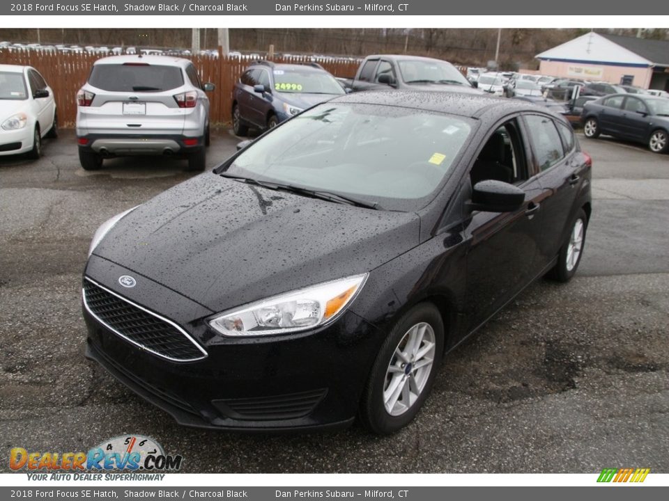 2018 Ford Focus SE Hatch Shadow Black / Charcoal Black Photo #1
