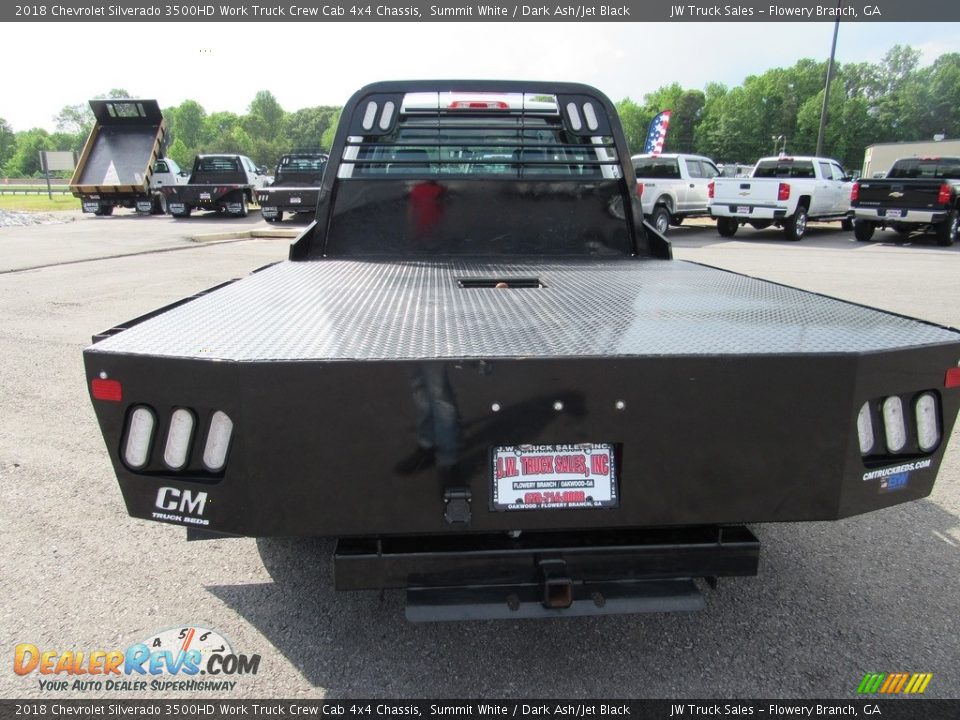 2018 Chevrolet Silverado 3500HD Work Truck Crew Cab 4x4 Chassis Summit White / Dark Ash/Jet Black Photo #8