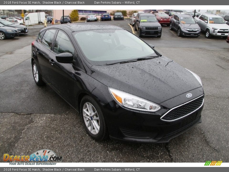 2018 Ford Focus SE Hatch Shadow Black / Charcoal Black Photo #3