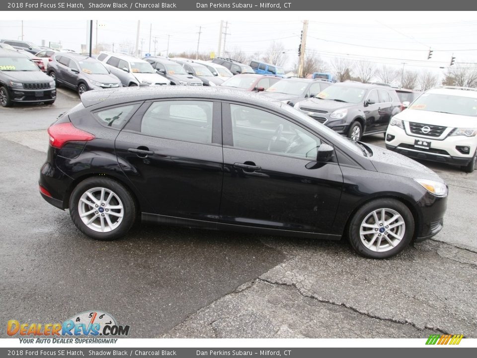 2018 Ford Focus SE Hatch Shadow Black / Charcoal Black Photo #4