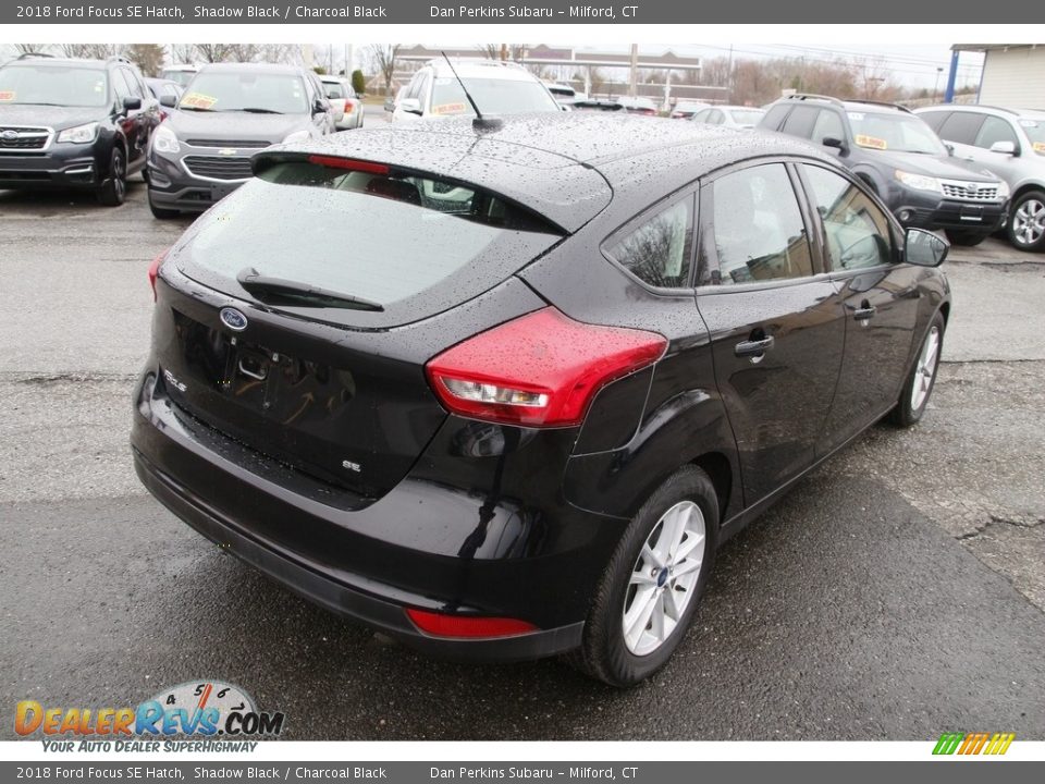 2018 Ford Focus SE Hatch Shadow Black / Charcoal Black Photo #5