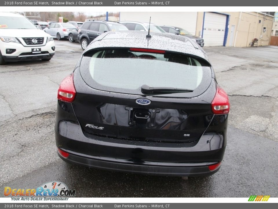 2018 Ford Focus SE Hatch Shadow Black / Charcoal Black Photo #6