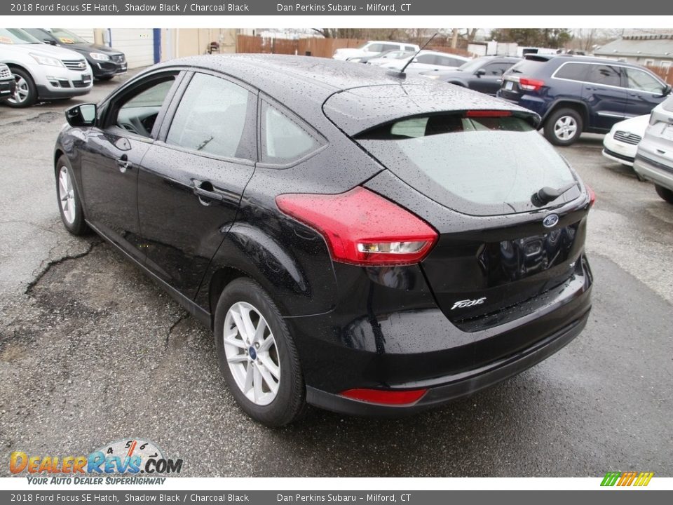2018 Ford Focus SE Hatch Shadow Black / Charcoal Black Photo #7