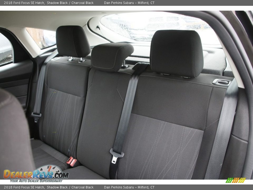 2018 Ford Focus SE Hatch Shadow Black / Charcoal Black Photo #12