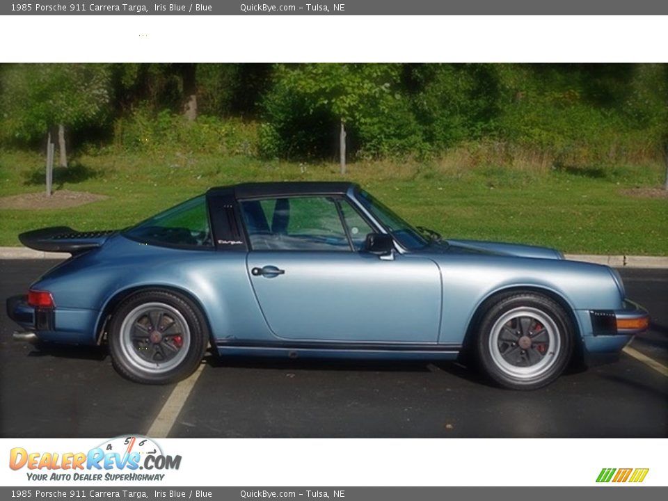 Iris Blue 1985 Porsche 911 Carrera Targa Photo #1