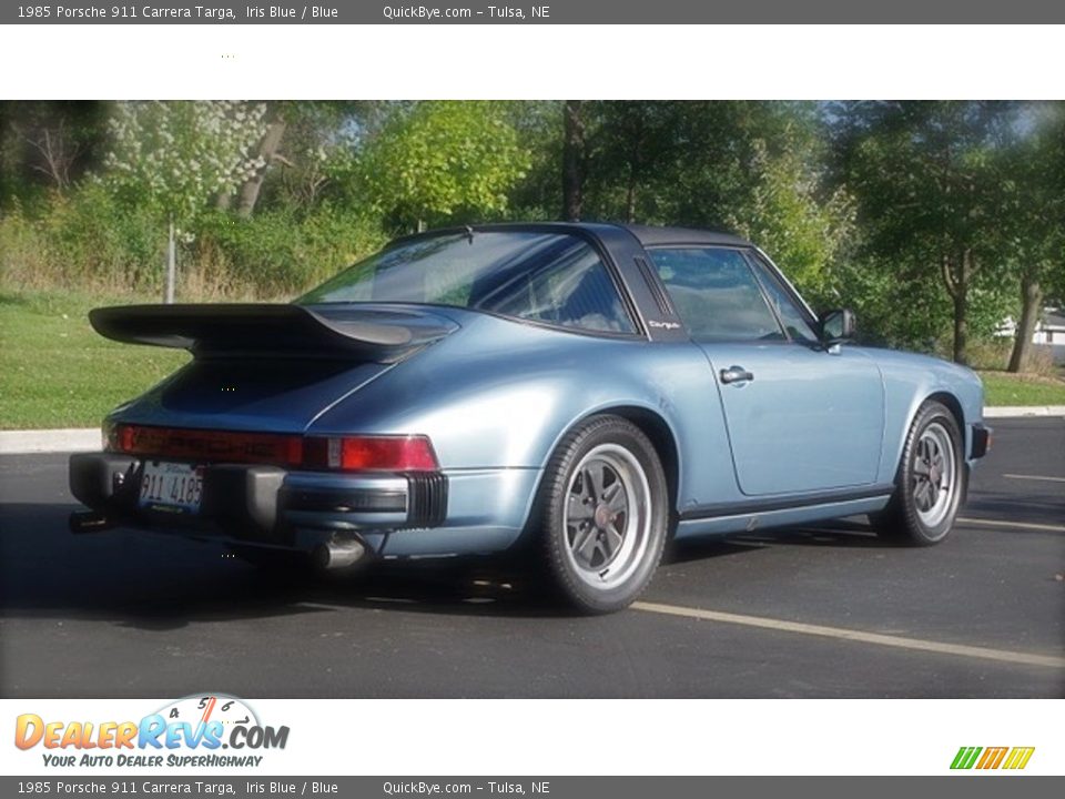 1985 Porsche 911 Carrera Targa Iris Blue / Blue Photo #3