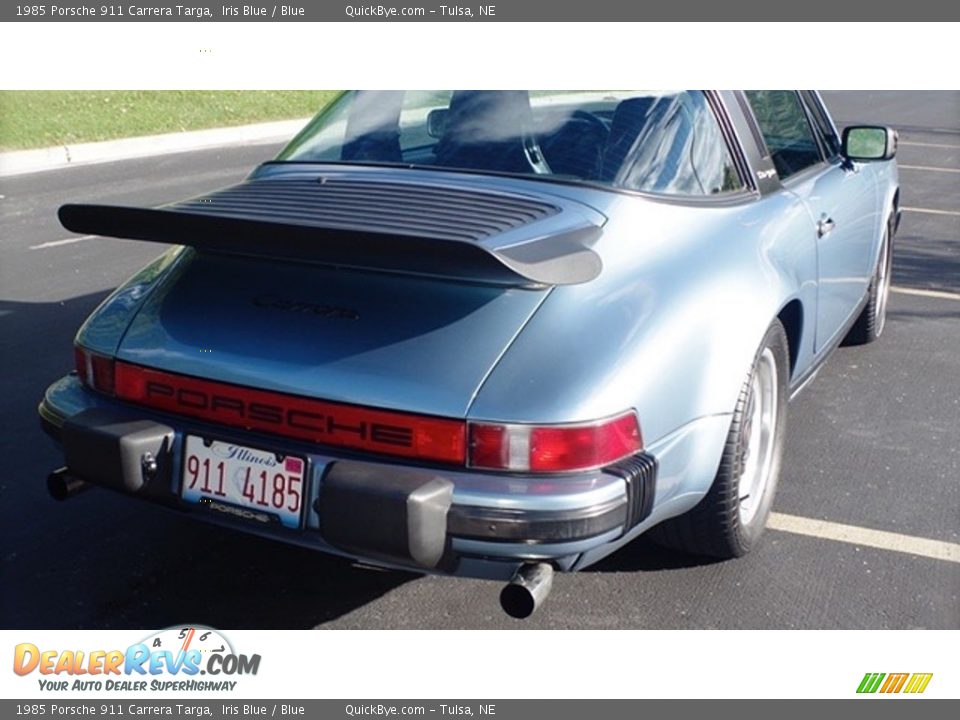 1985 Porsche 911 Carrera Targa Iris Blue / Blue Photo #4