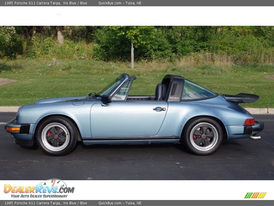 Iris Blue 1985 Porsche 911 Carrera Targa Photo #6