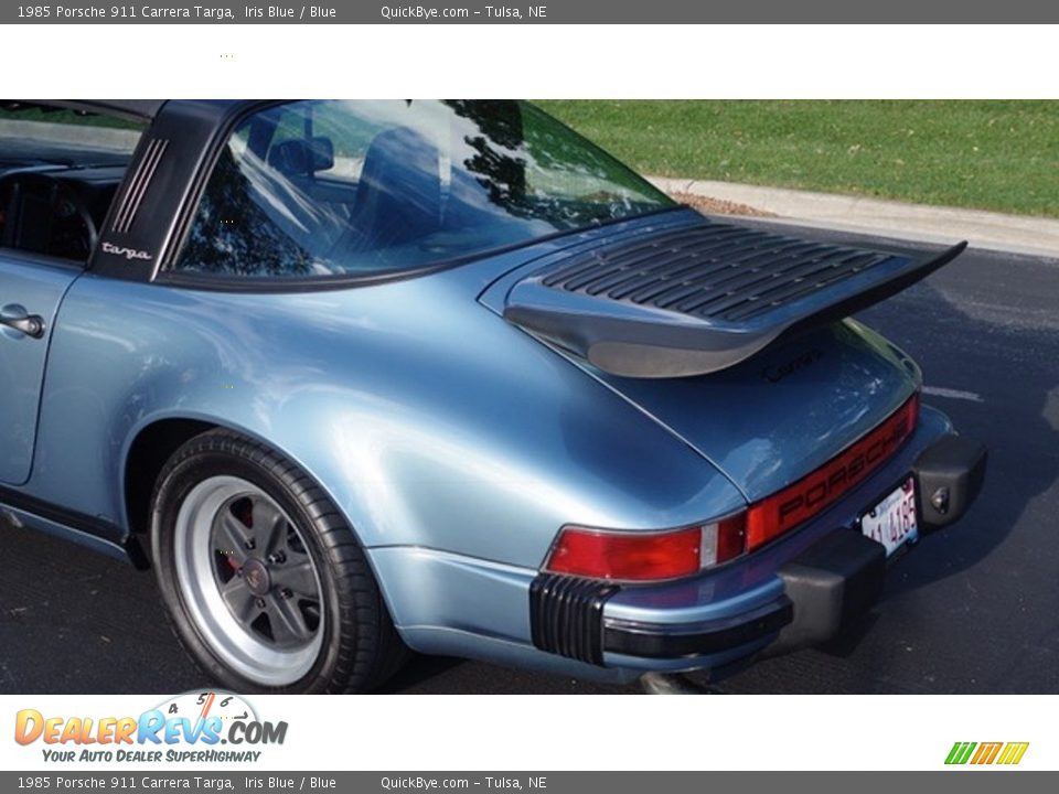 1985 Porsche 911 Carrera Targa Iris Blue / Blue Photo #7