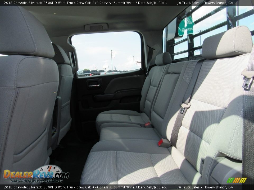 2018 Chevrolet Silverado 3500HD Work Truck Crew Cab 4x4 Chassis Summit White / Dark Ash/Jet Black Photo #31
