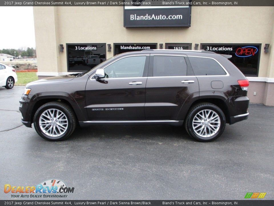2017 Jeep Grand Cherokee Summit 4x4 Luxury Brown Pearl / Dark Sienna Brown/Black Photo #1