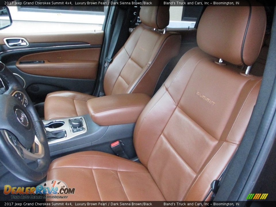 2017 Jeep Grand Cherokee Summit 4x4 Luxury Brown Pearl / Dark Sienna Brown/Black Photo #7