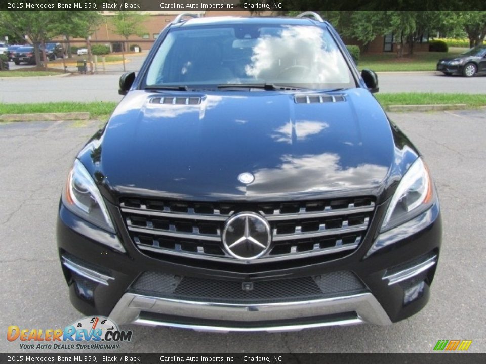 2015 Mercedes-Benz ML 350 Black / Black Photo #5