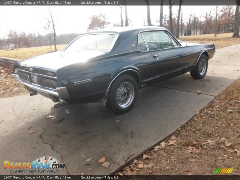 1967 Mercury Cougar XR-7 Dark Blue / Blue Photo #2