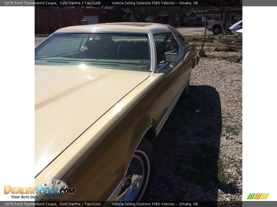 1976 Ford Thunderbird Coupe Gold Starfire / Tan/Gold Photo #2