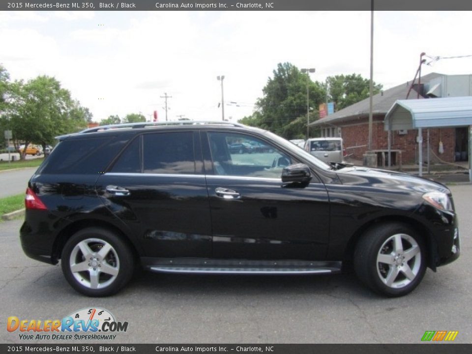 2015 Mercedes-Benz ML 350 Black / Black Photo #11