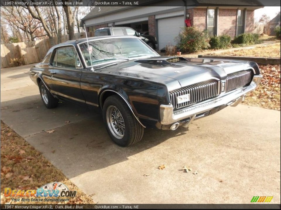 1967 Mercury Cougar XR-7 Dark Blue / Blue Photo #3