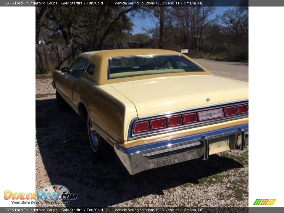 1976 Ford Thunderbird Coupe Gold Starfire / Tan/Gold Photo #4