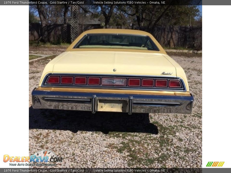 1976 Ford Thunderbird Coupe Gold Starfire / Tan/Gold Photo #5