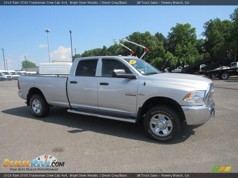 Bright Silver Metallic 2016 Ram 3500 Tradesman Crew Cab 4x4 Photo #7