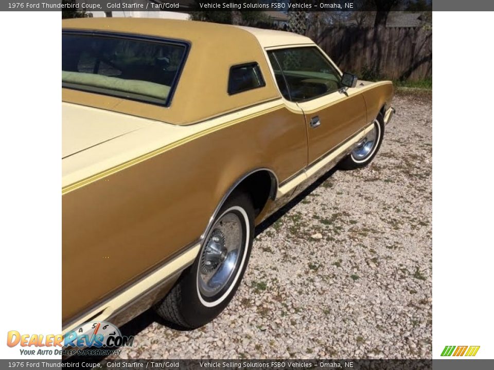1976 Ford Thunderbird Coupe Gold Starfire / Tan/Gold Photo #7