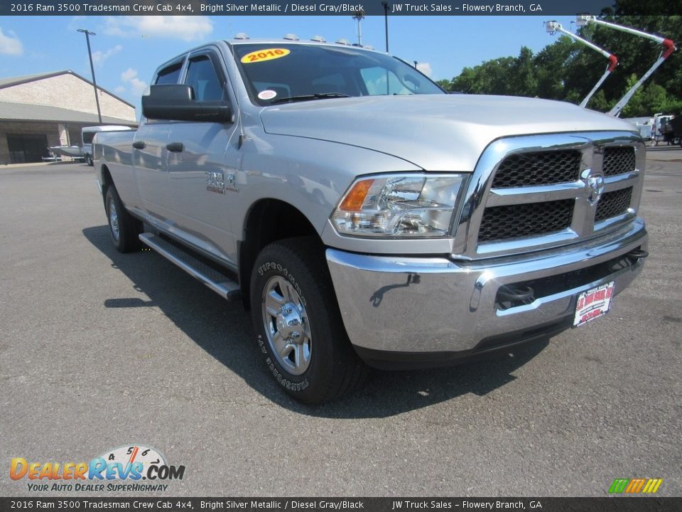 Bright Silver Metallic 2016 Ram 3500 Tradesman Crew Cab 4x4 Photo #8