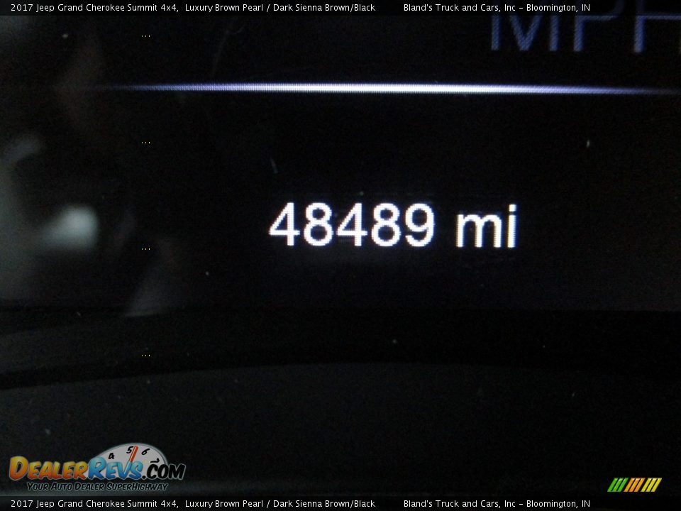 2017 Jeep Grand Cherokee Summit 4x4 Luxury Brown Pearl / Dark Sienna Brown/Black Photo #19