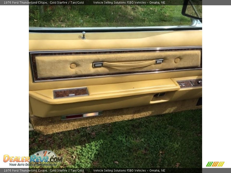 Door Panel of 1976 Ford Thunderbird Coupe Photo #10