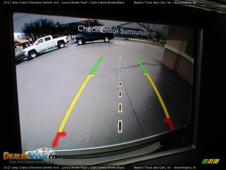 2017 Jeep Grand Cherokee Summit 4x4 Luxury Brown Pearl / Dark Sienna Brown/Black Photo #25