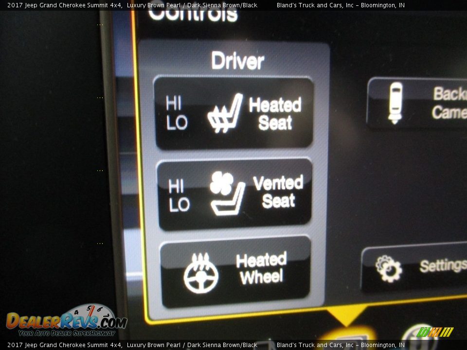 2017 Jeep Grand Cherokee Summit 4x4 Luxury Brown Pearl / Dark Sienna Brown/Black Photo #26