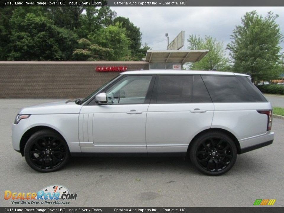 2015 Land Rover Range Rover HSE Indus Silver / Ebony Photo #7
