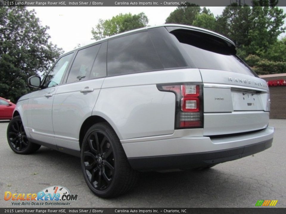 2015 Land Rover Range Rover HSE Indus Silver / Ebony Photo #8