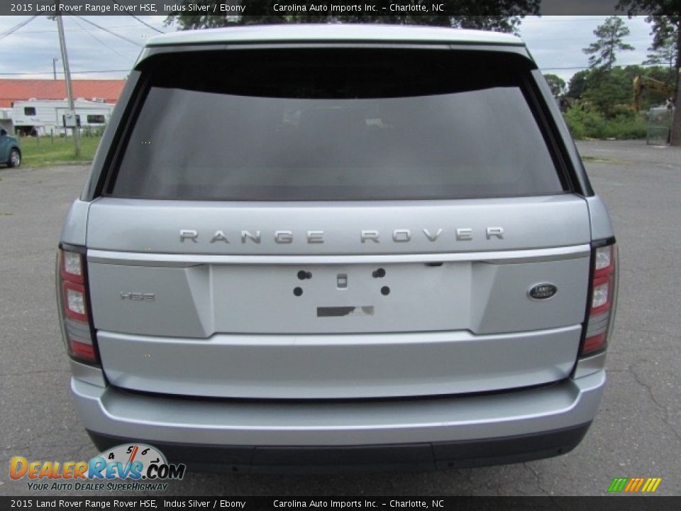 2015 Land Rover Range Rover HSE Indus Silver / Ebony Photo #9