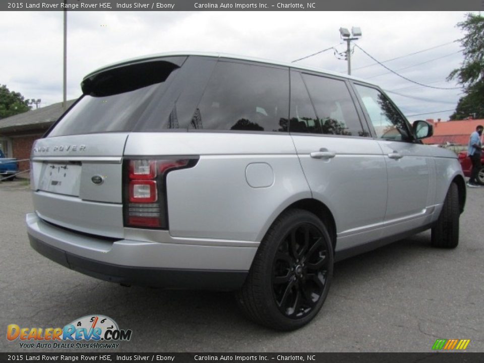 2015 Land Rover Range Rover HSE Indus Silver / Ebony Photo #10