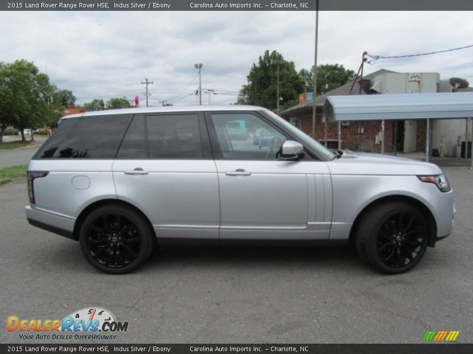 2015 Land Rover Range Rover HSE Indus Silver / Ebony Photo #11