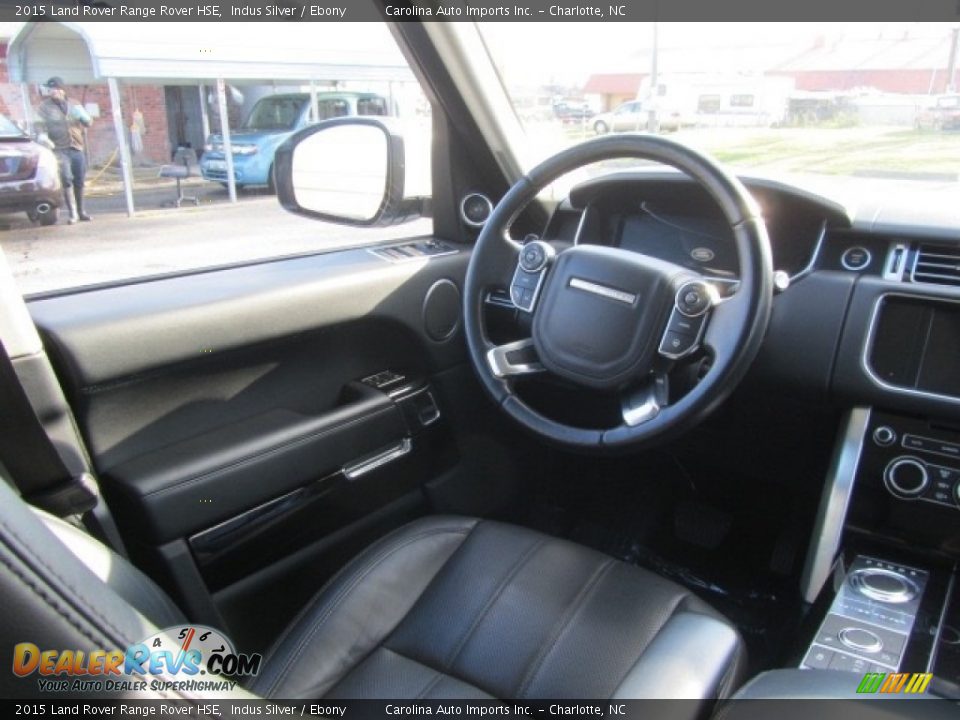 2015 Land Rover Range Rover HSE Indus Silver / Ebony Photo #12