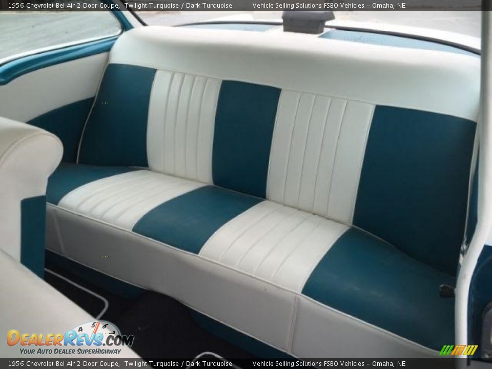 1956 Chevrolet Bel Air 2 Door Coupe Twilight Turquoise / Dark Turquoise Photo #21